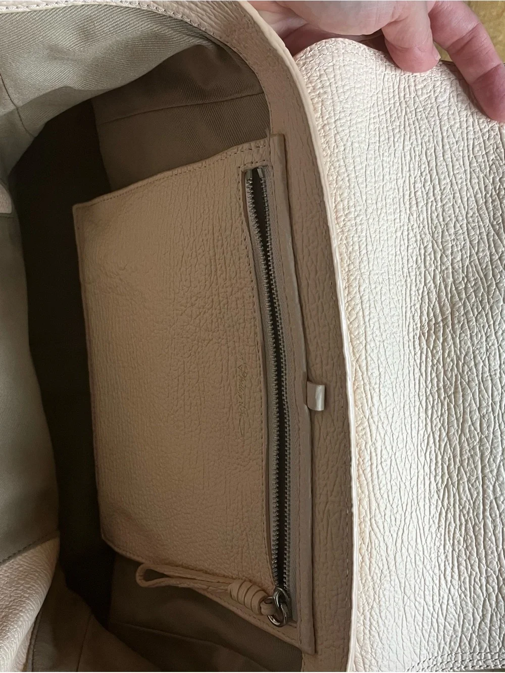 3.1 Phillip Lim Pashli Pebbled Leather Bag in Pale Blush
